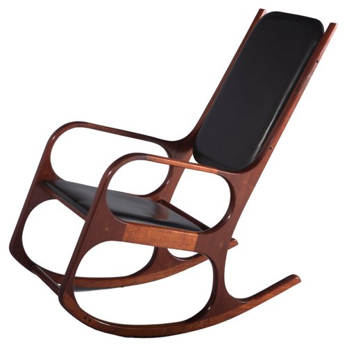 Mid Century Modern Augusta Rocking Chair by A da Boal Brazil