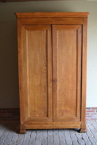 Classic Louis Philippe French Cherry Armoire or Wardrobe found in Norm —  The Art of Antiquing