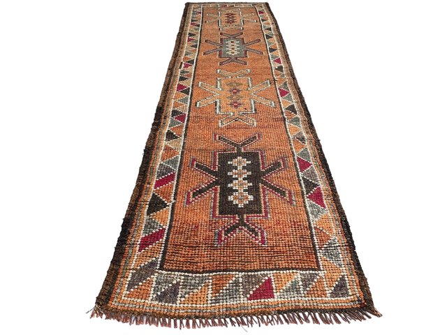 Vintage Traditional Kurdish Herki Rug, 1960s for sale at Pamono