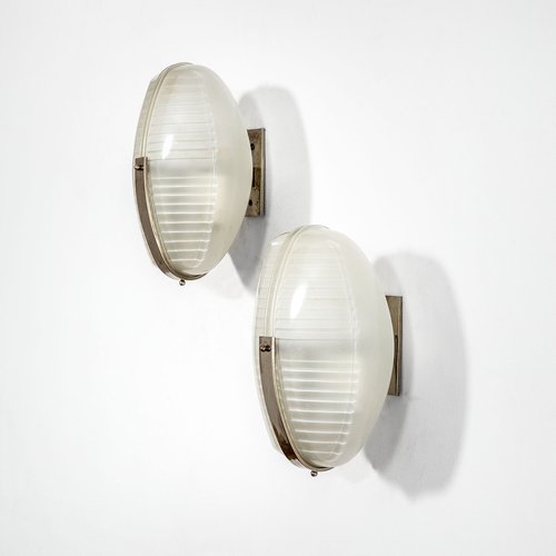 Lambda Wall Lights by Vico Magistretti for Artemide, 1961, Set of 2 for ...