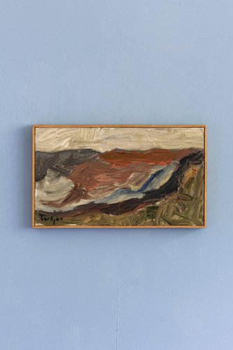 Joseph Terdjan, Berge, Öl auf Leinwand, 1980er bei Pamono kaufen