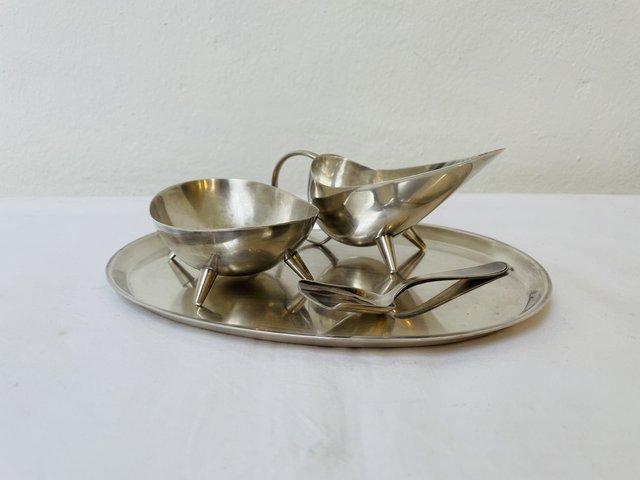 kou.）独50年代　Wagenfeld for WMF No.445 Vintage Mid Century 50s WMF Wilhelm Wagenfeld Stainless