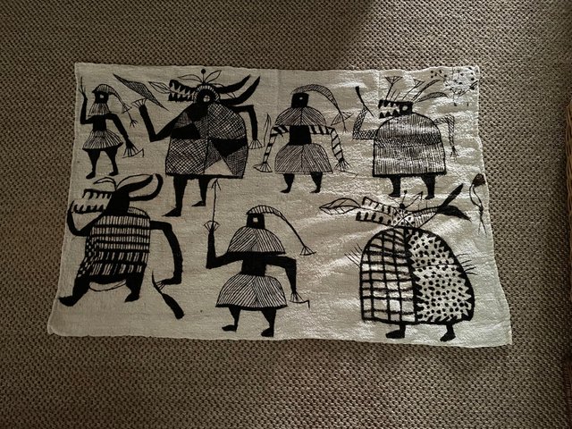 Vintage Korhogo Sénoufo Fabric for sale at Pamono