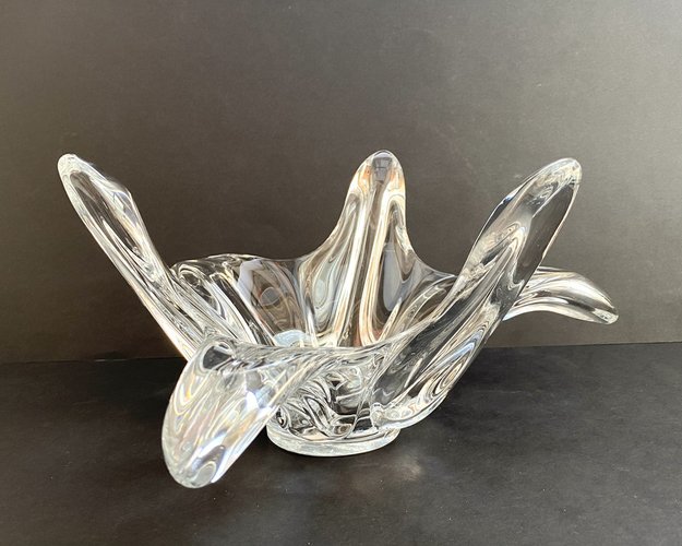 Art Vannes France Crystal Centerpiece Bowl - Capsule Auctions