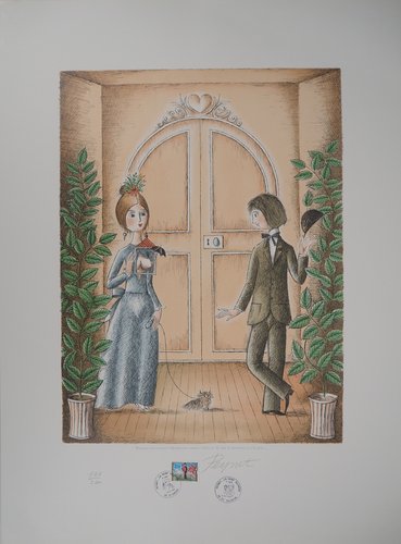 raymond-peynet-lovers-walk-in- 