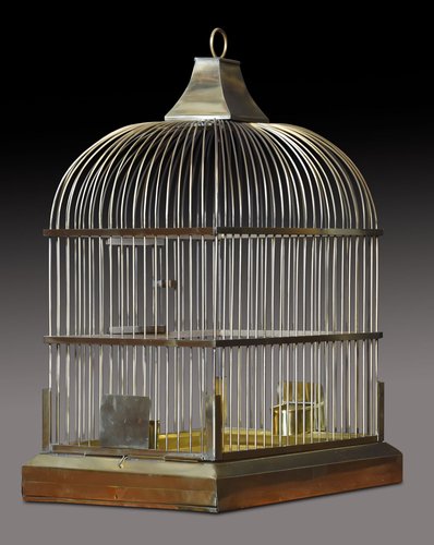 Large Brass Birdcage for sale at Pamono