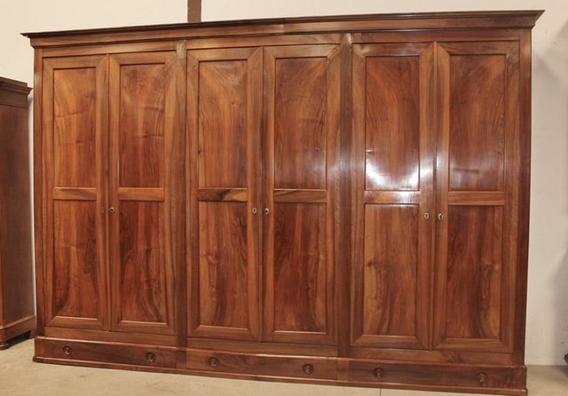 19th Century 6-Door Wardrobe for sale at Pamono