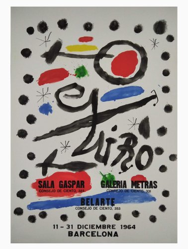 Joan Miro, Gaspar Sala, Gallery Metras, Belarte Gallery (Avant La