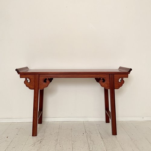 Chinese Console Table in Mahogany, 1940 for sale at Pamono