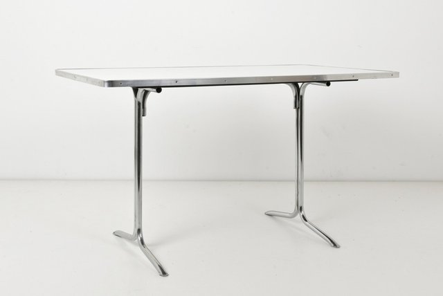 German Dining Table in Steel Tube from Mauser Works Waldeck, 1950s for ...