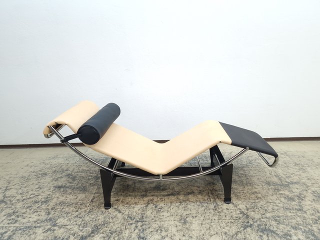LC4 Long Chair by Charlotte Perriand & Le Corbusier for Cassina & Louis  Vuitton, 2000s