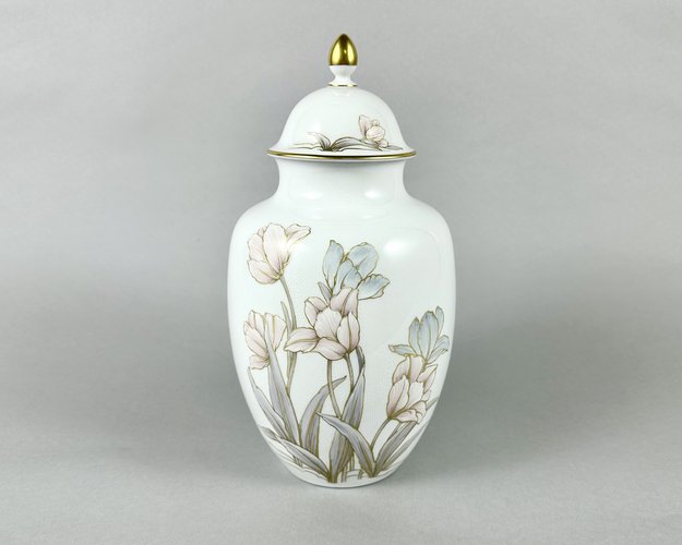 Vintage Vase with Lid by Kaiser Eleonore Series Design k.nossek, Germany, 1980s