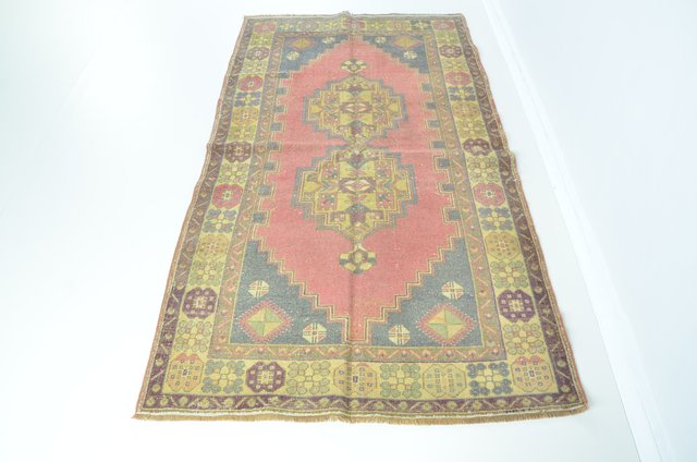 Vintage Faded Area Rug, 1960s for sale at Pamono