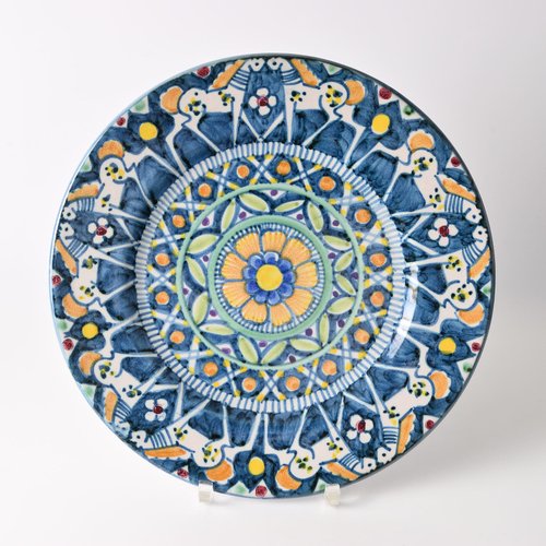 Italian Hand Painted Decorative Plate