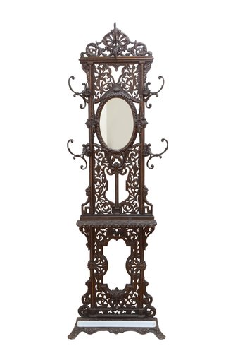 Victorian cast iron hall stand deals