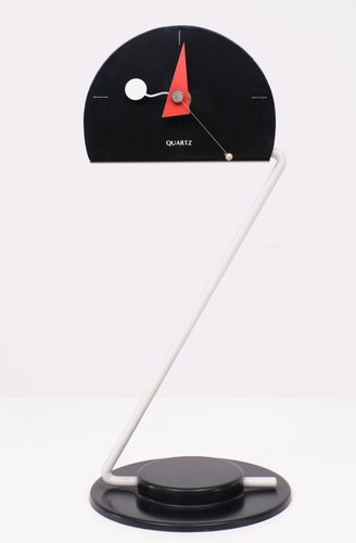 80s canetti カネッティ Peacock clock 置き時計 箱付