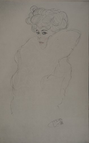 GUSTAV KLIMT LITHOGRAPHIE COA Originale Signée (Egon Schiele Edgar
