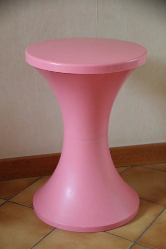 Pink plastic deals stool