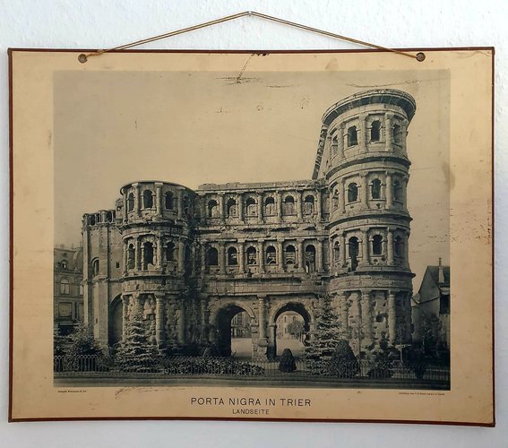 Porta Nigra in Trier Land Side, 1890s, Colltype Print for sale at Pamono