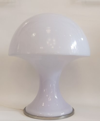Déco rare objet 1970 lampe champignon aluminium vintage Déco rare objet 1970 lampe champignon aluminium vintage