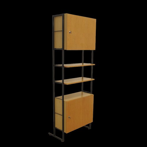 MidCentury Wall Shelf System, Former Czechoslovakia, 1980s for sale at