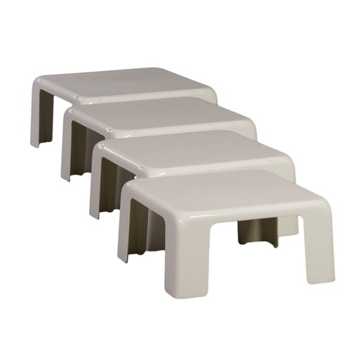 Nesting Side Tables Quatro Gatti in Fiberlite by Mario