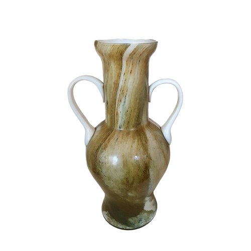 Silber Blütenblätter - Funkelnde Vase Romany Gespiegeltes Mosaik