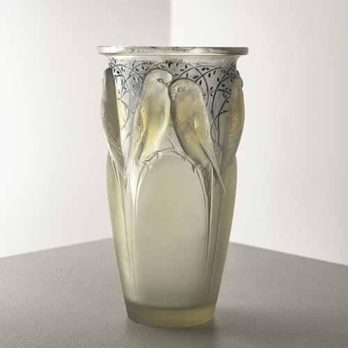 工芸品 VINTAGE LALIQUE Exquisite Signed Vintage Lalique Crystal Pigeon Gand