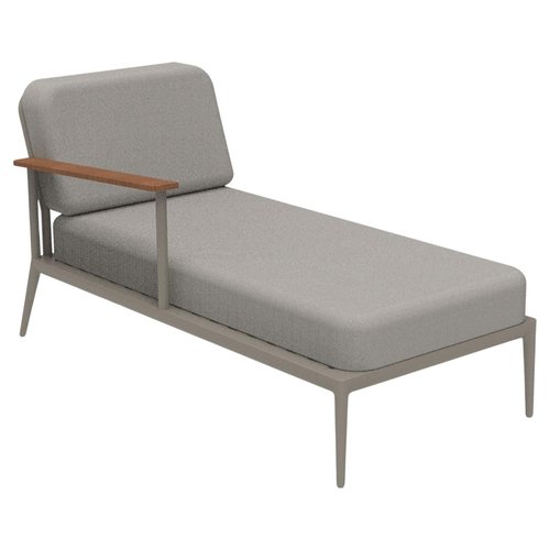 Cream colored chaise lounge deals