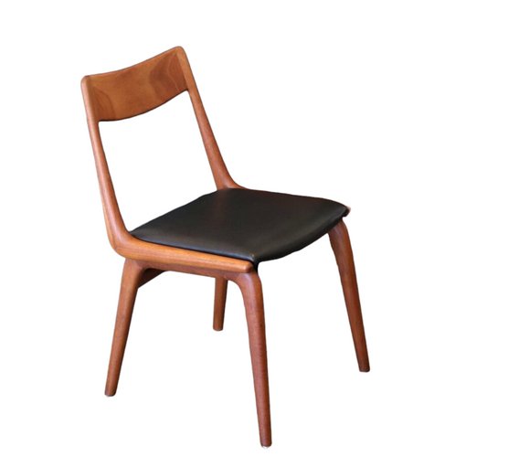 Model 370 Boomerang Dining Chair in Teak by Alfred Christensen for