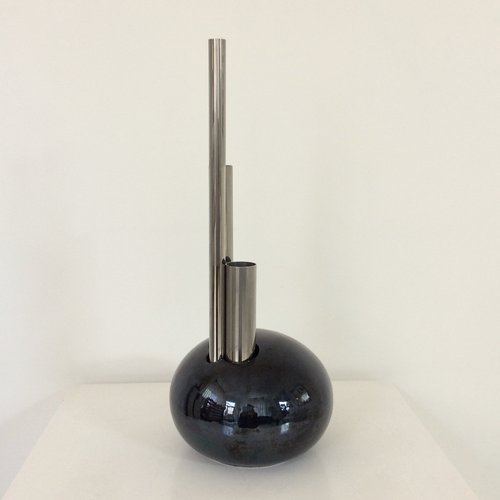 Ban.do Kartoffelchips-Taschenvase Aus Keramik - Witzige Dekovase, 13,3 X 14 Cm