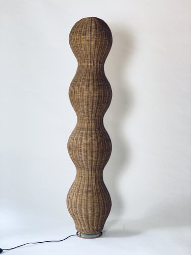 Rattan-Lampenschirm – 16 X 16 Cm, Khaki, Handgeflochten, Für Tisch- & Hängeleuchten