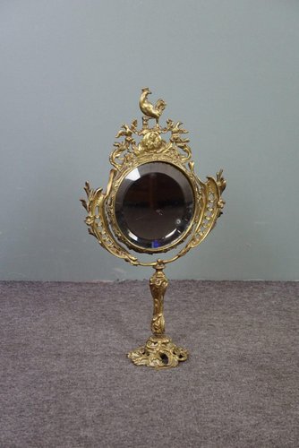 Coiffeuse vintage avec miroir et tiroirs pour chambre à coucher