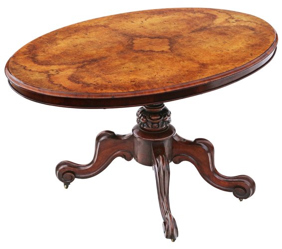 Victorian walnut loo table deals