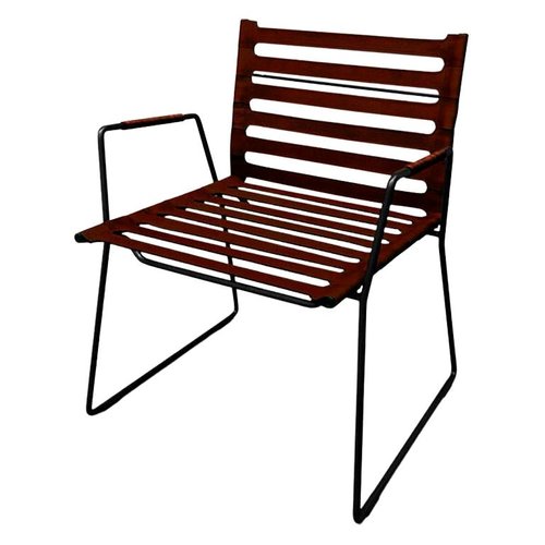 Folding strap clearance lounge chair