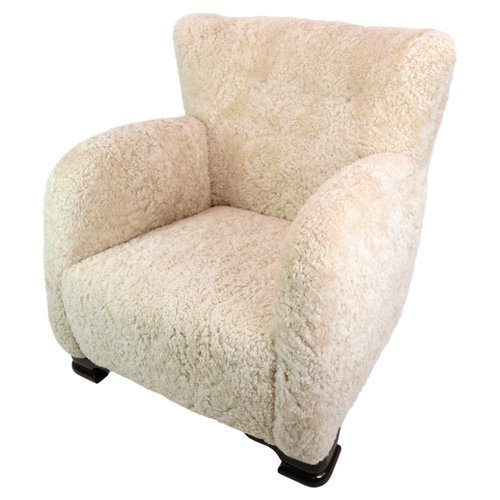 Danish sheepskin chair discount