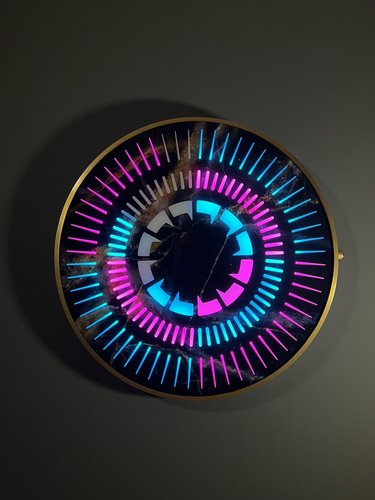 Reloj Tempus de m rmol negro de Ben Rousseau en venta en Pamono