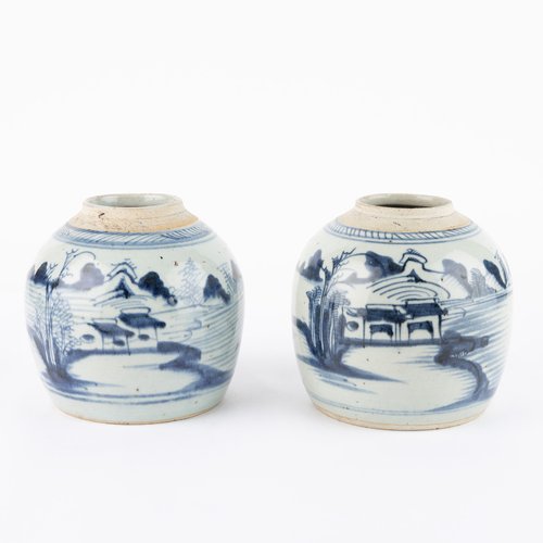 Chinese Pots, 19th Century, Set of 2 for sale at Pamono