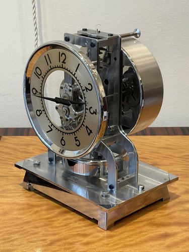 Table Clock by Jaeger Lecoultre for Atmos Switzerland 1940s