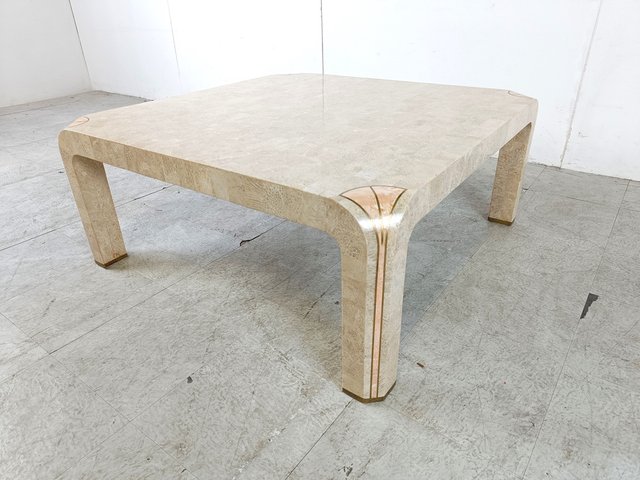 Vintage tessellated stone clearance coffee table