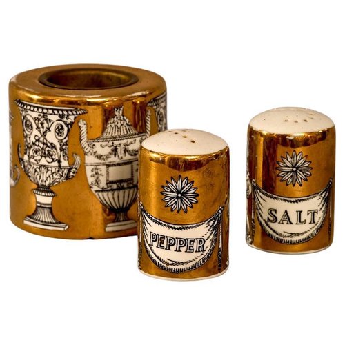 HOME-X Saliera E Pepiera Tascabile, Contenitore Doppio Trasparente, Set Da 2, Misura 5,1x3,8x1,9 Cm, Lavabile In Lavastoviglie - 5
