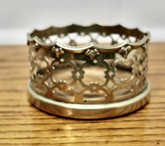 SILVER PLATED DESIGNED COASTER main image 0