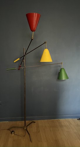 Triennial Lamp attributed to Angelo Lelli for Arredoluce, Italy