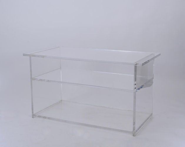 WhamtL Acryl Vitrine 20x40x40cm - Klare Staubschutzhülle Mit Griff Für Sammlungen