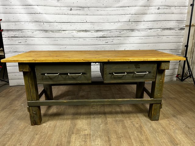 Vintage Workbench in Spruce for sale at Pamono