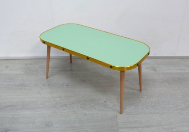 Mid Century Beistelltisch Aus Holz Mit Zeitschriftenständer - Platzsparend Für Wohnzimmer & Schlafzimmer