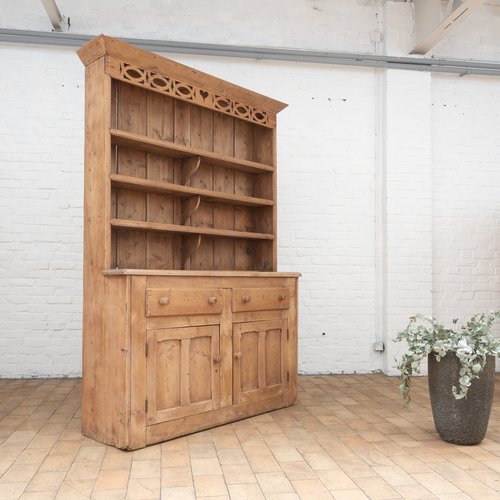 Cajonera estilo inglés grande de madera, década de 1900 en venta en Pamono