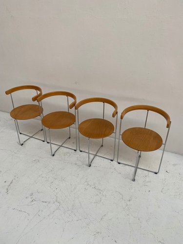Vintage Sóley Folding Chairs by Valdimar Hardarson for Kusch Vintage Sóley Folding Chairs by Valdimar Hardarson for Kusch