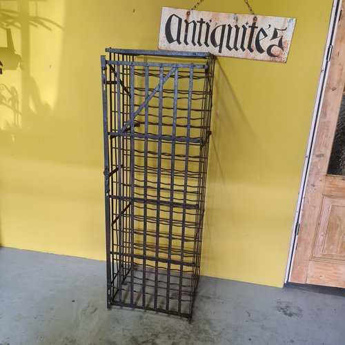 French Metal Wine Rack from Rigidex, 1950s for sale at Pamono