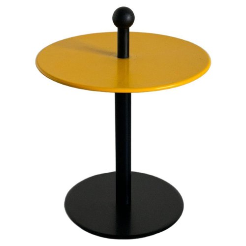 Vintage Postmodern Yellow Side Table from Ikea, Sweden, 1993 for sale